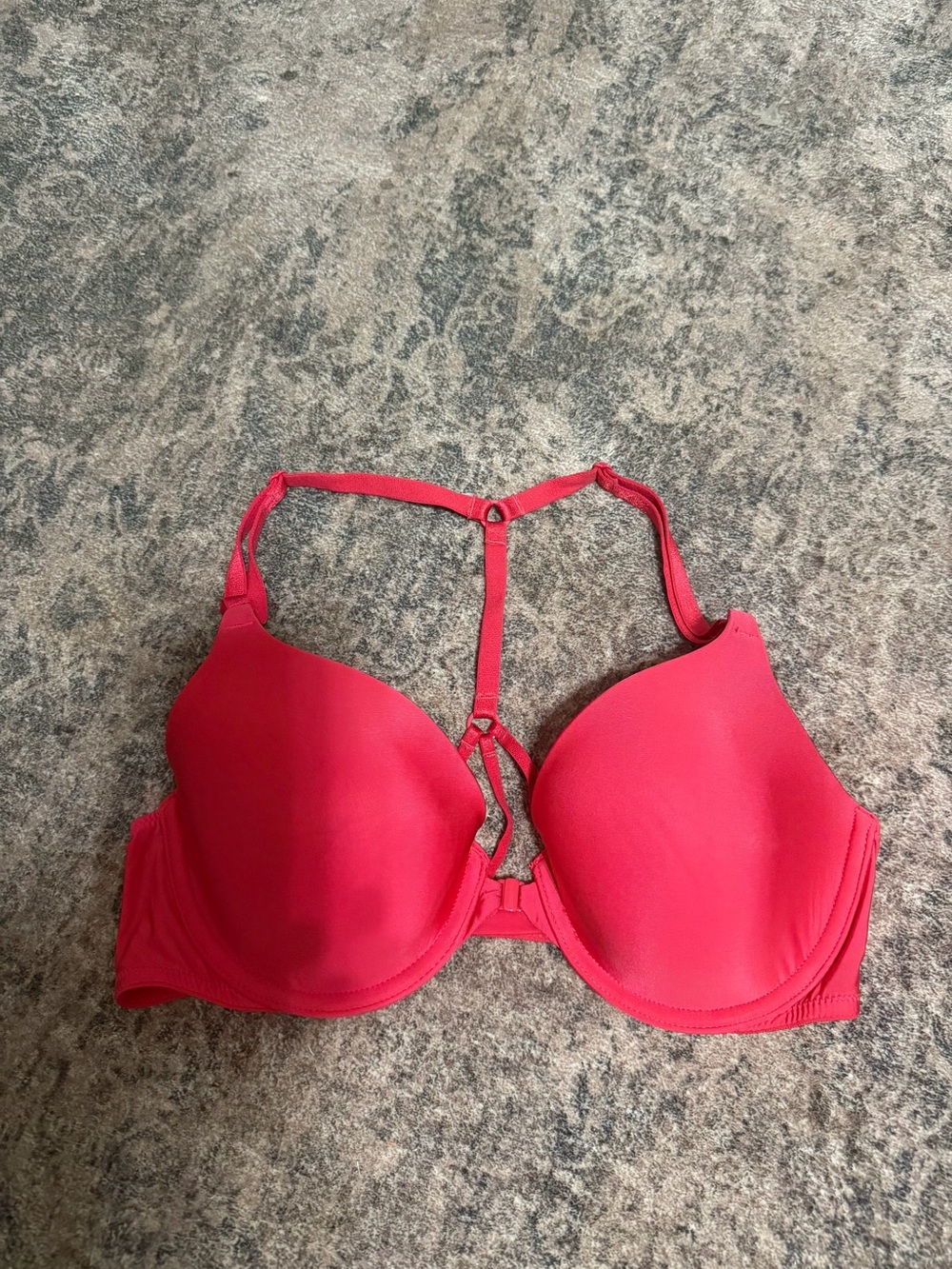 Victoria's Secret Bright Pink T-Back Padded Bra